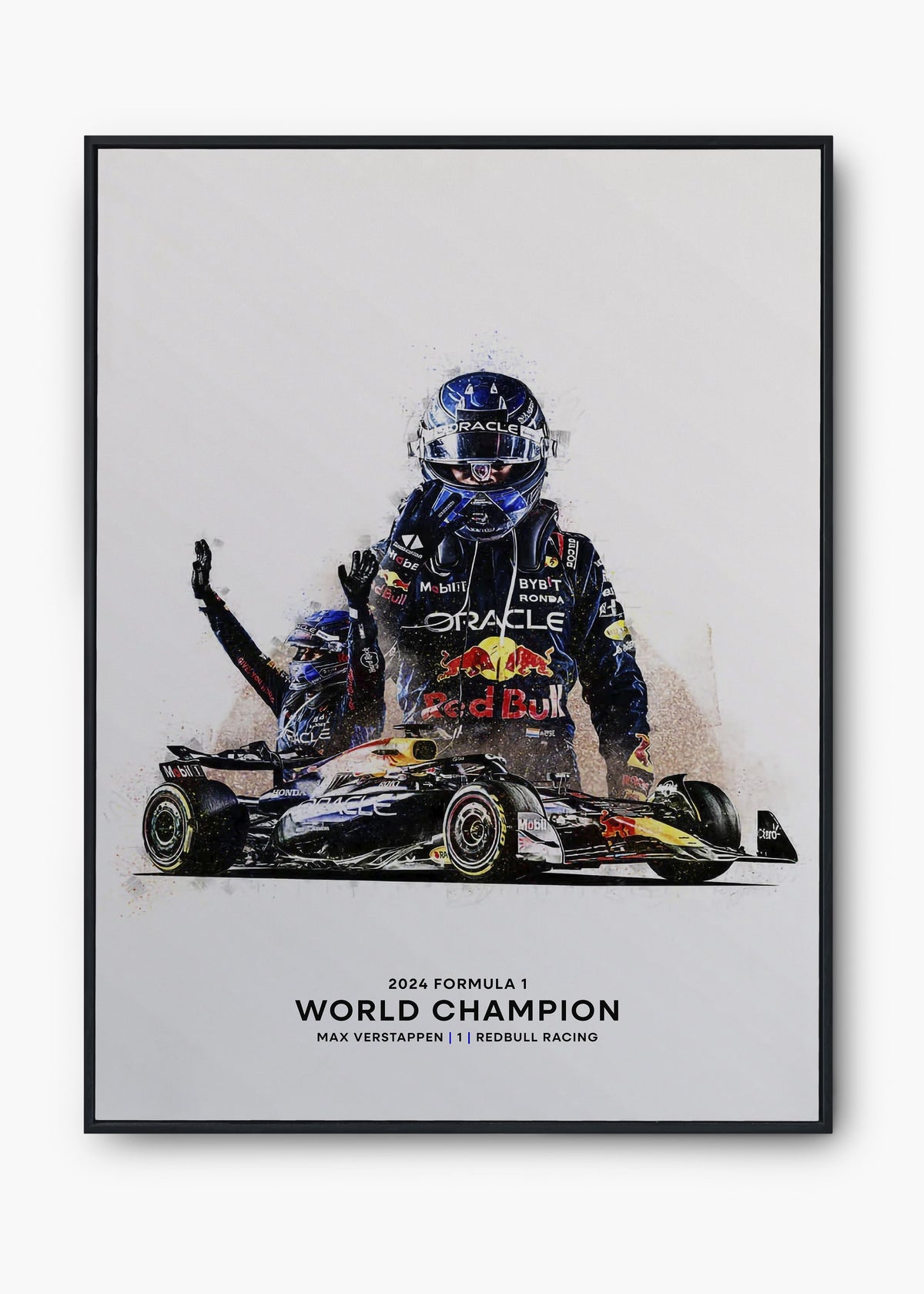 Quadro Max Verstappen World Champion 2024