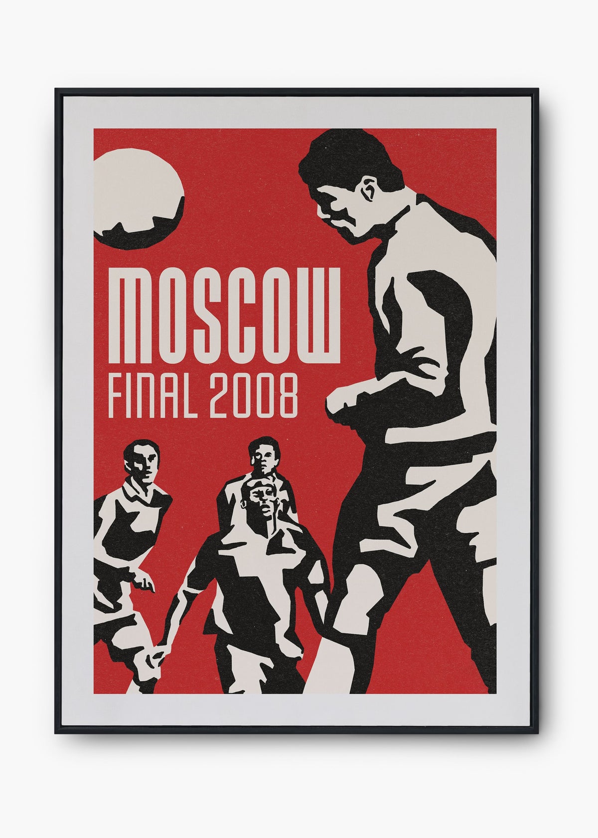 Quadro Cristiano Ronaldo Moscou 2008