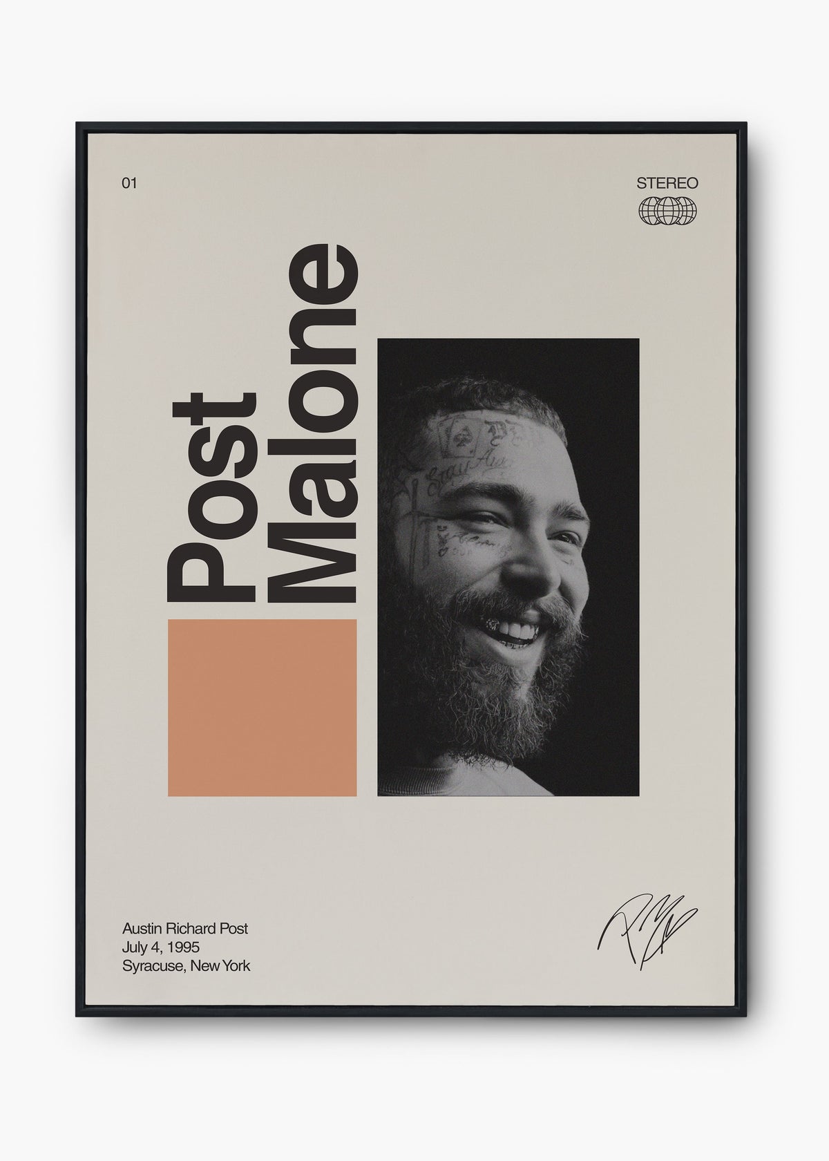 Quadro Signature Post Malone