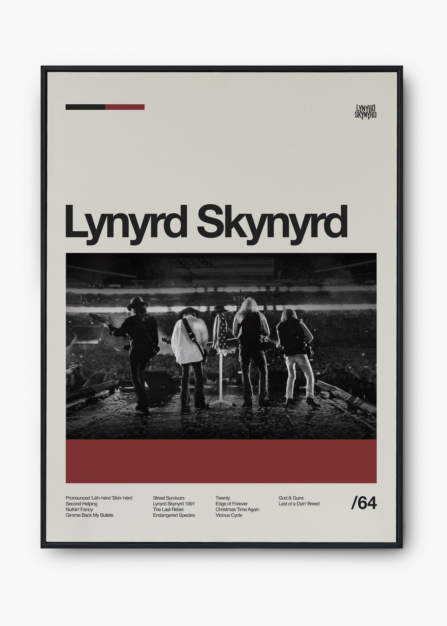 Quadro Lynyrd Skynyrd Banda
