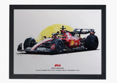 Quadro Lewis Hamilton Ferrari Test