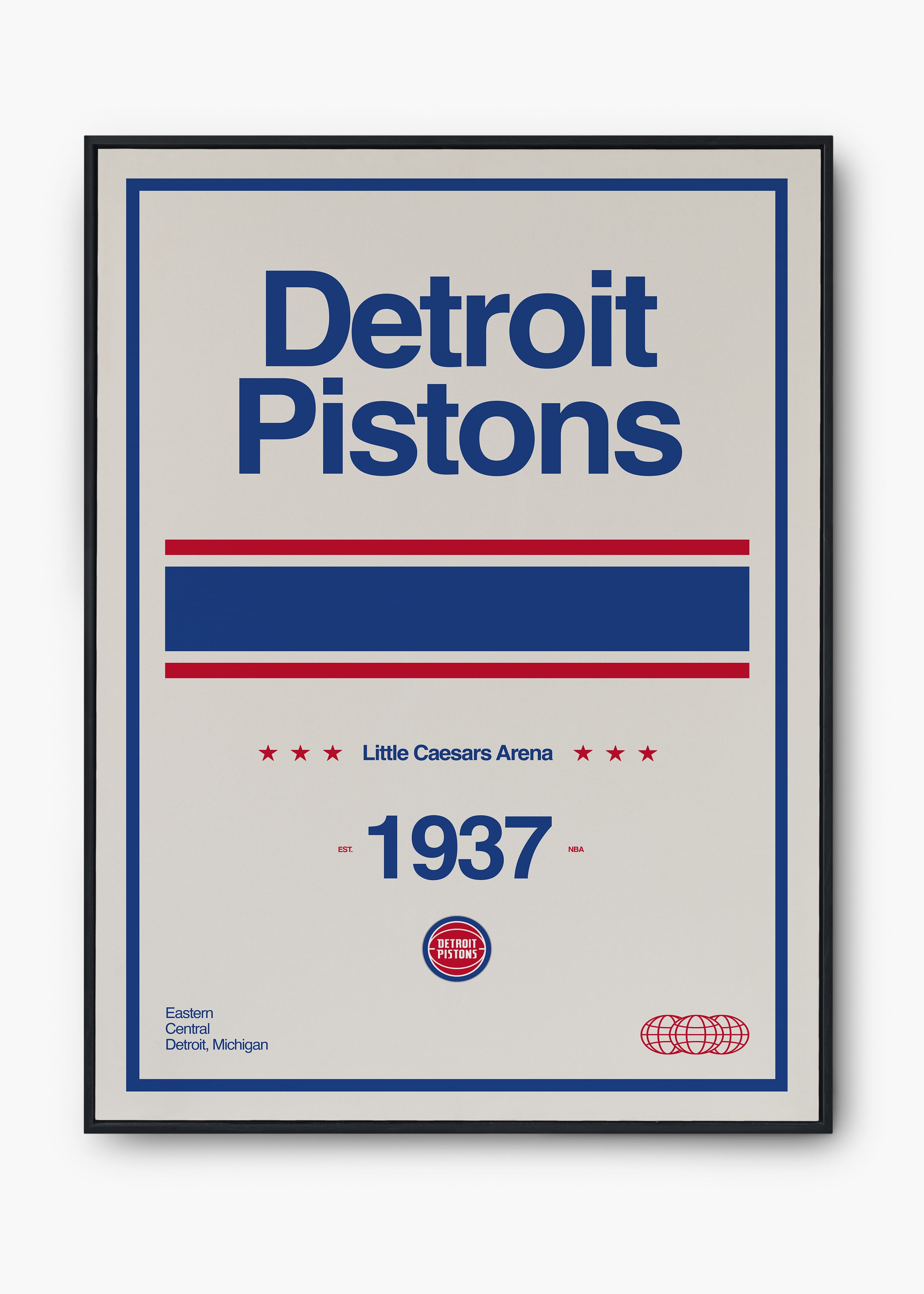 Quadro NBA Detroit Pistons