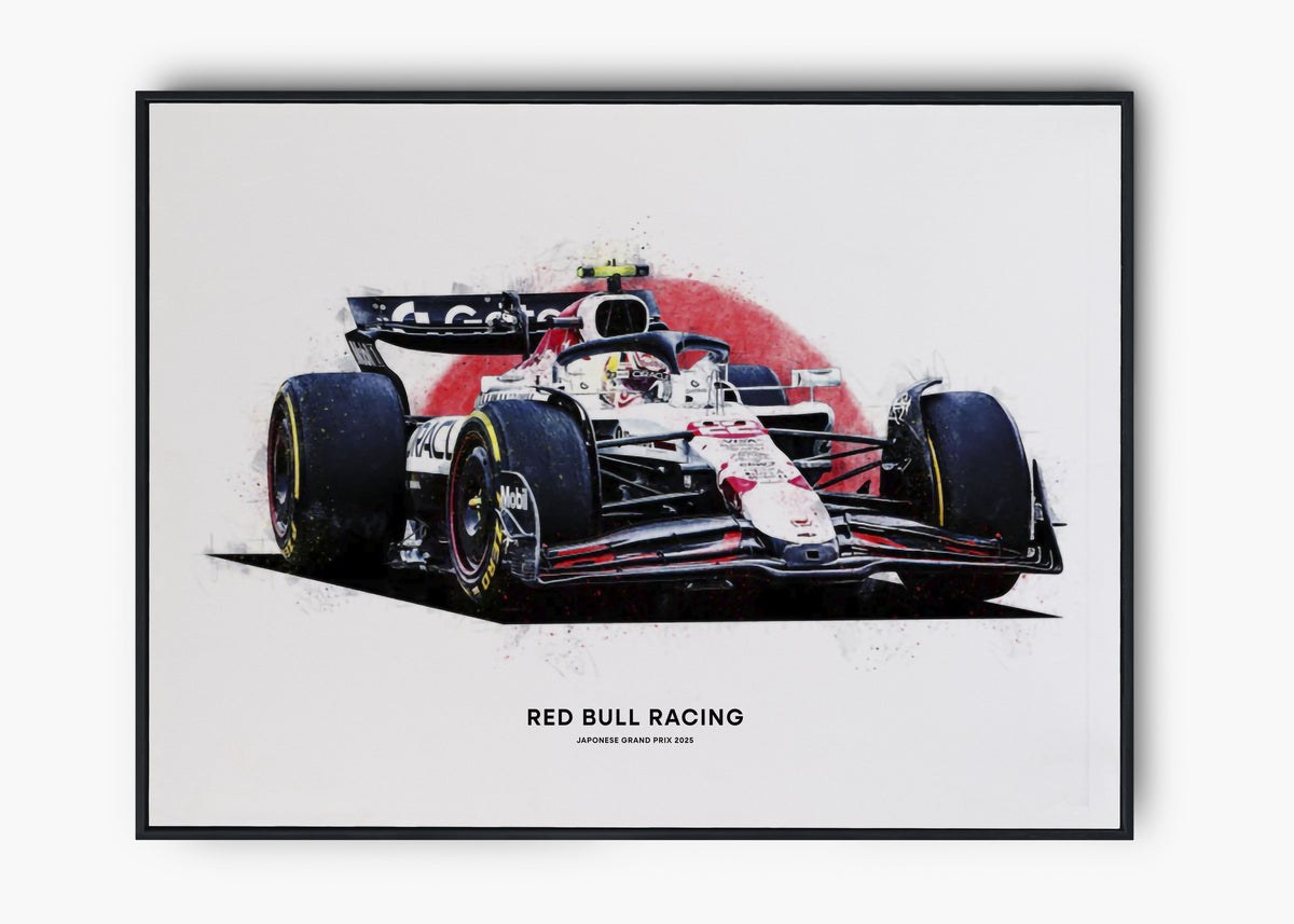 Quadro Red Bull Racing Japão 2025