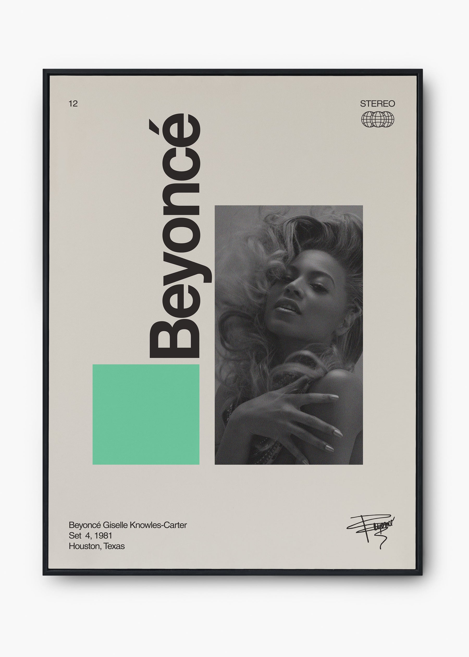 Quadro Signature Beyoncé