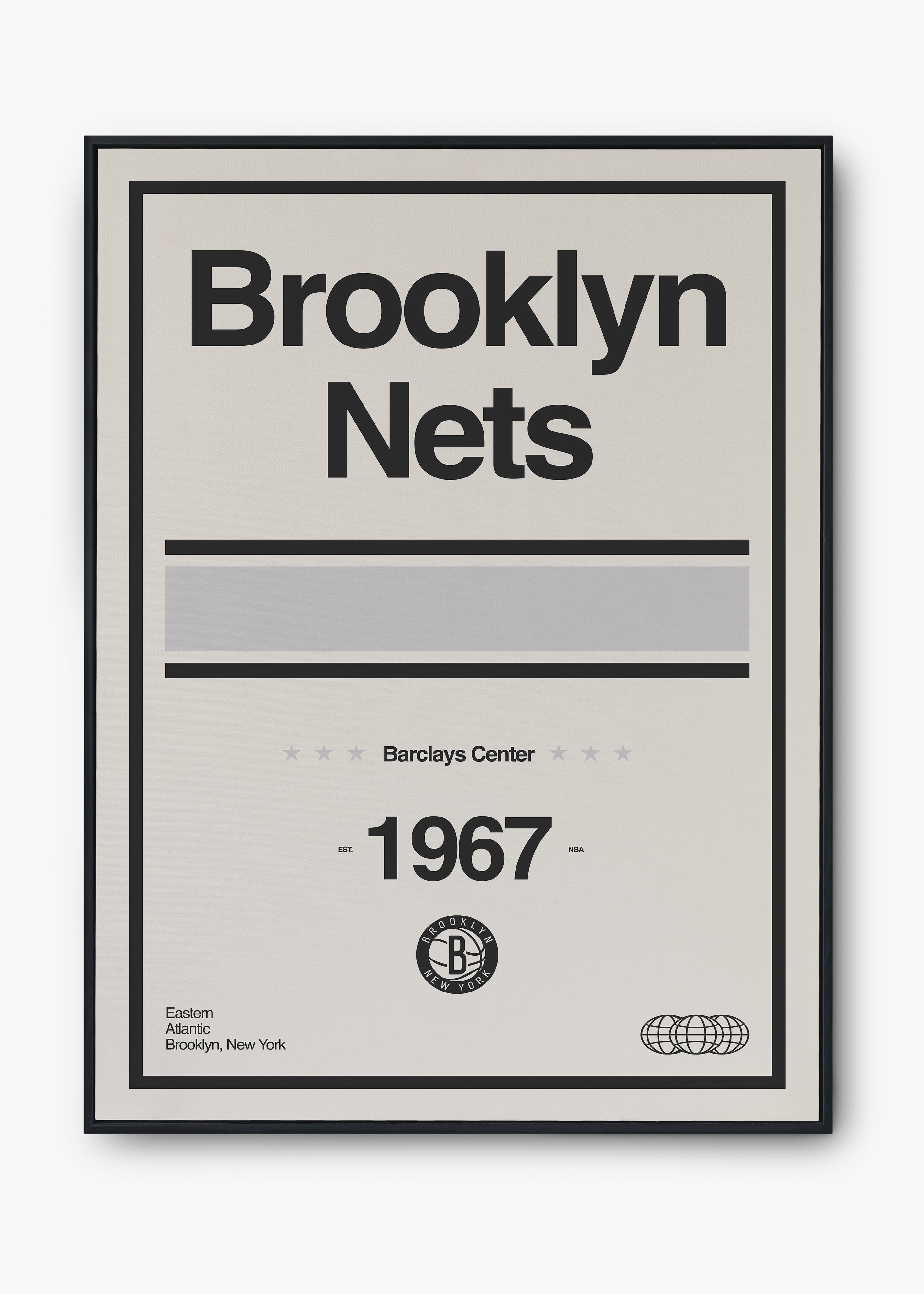 Quadro NBA Brooklin Nets