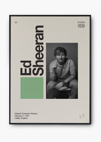 Quadro Signature Ed Sheeran