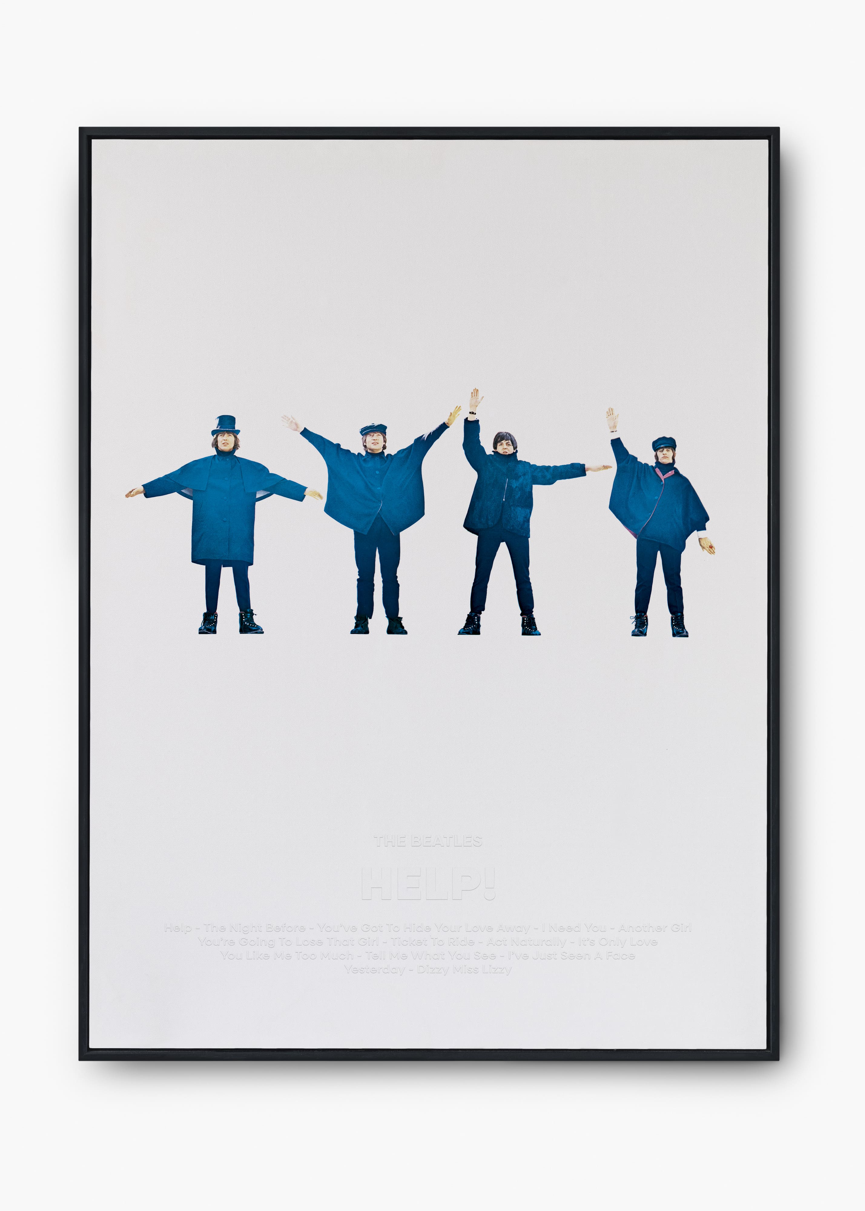Quadro Beatles Help Capa