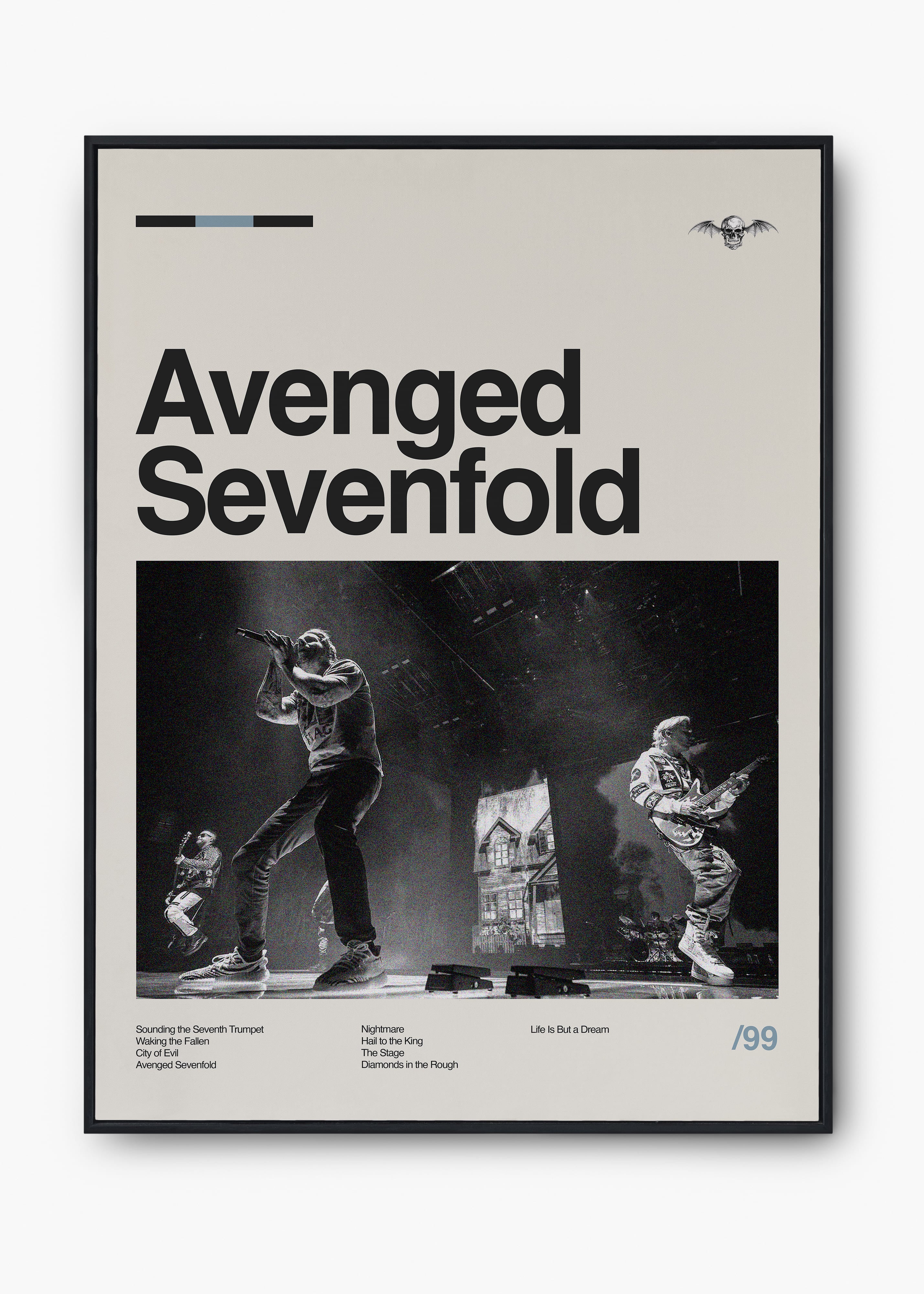 Quadro Avenged Sevenfold Banda