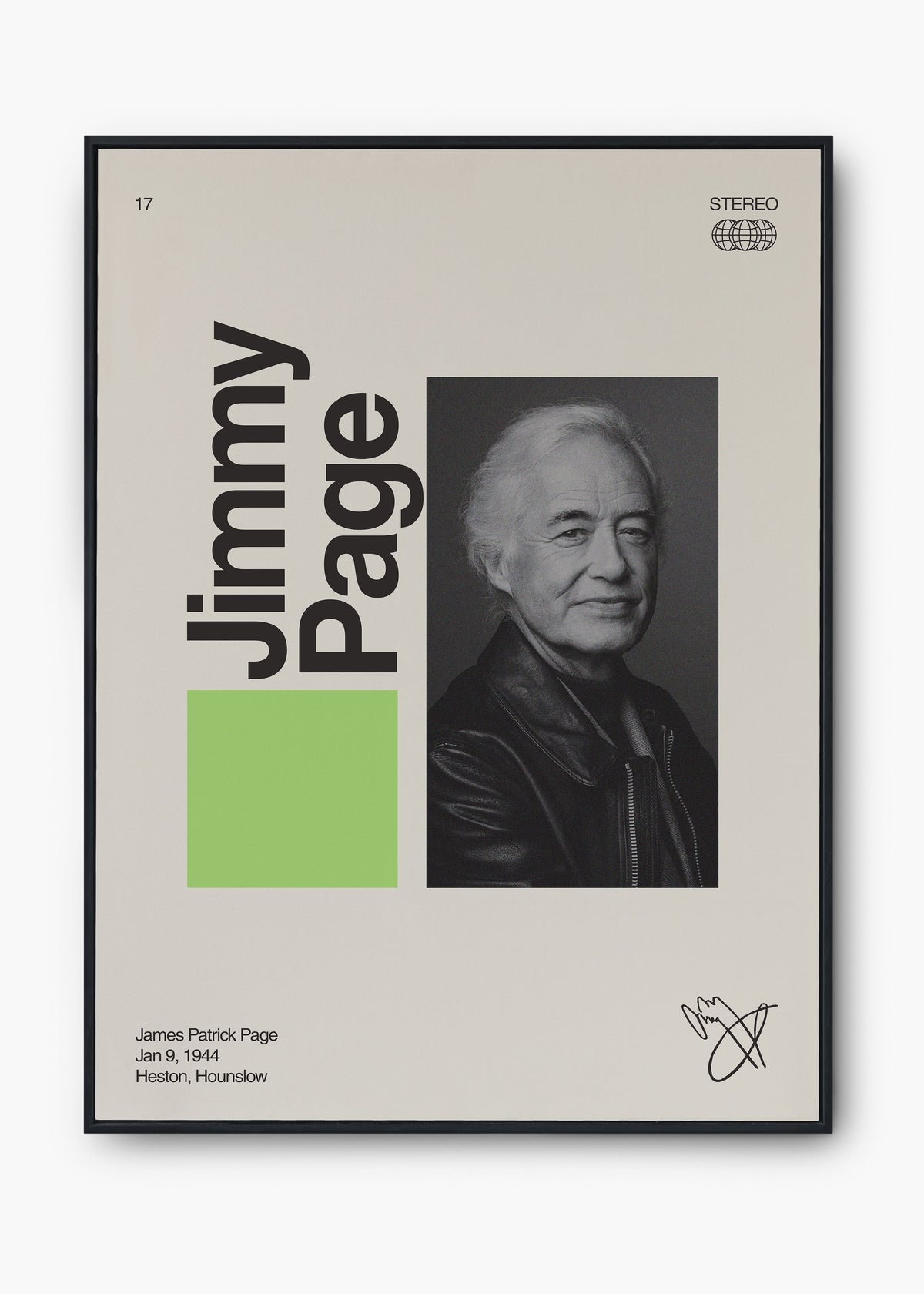 Quadro Signature Jimmy Page