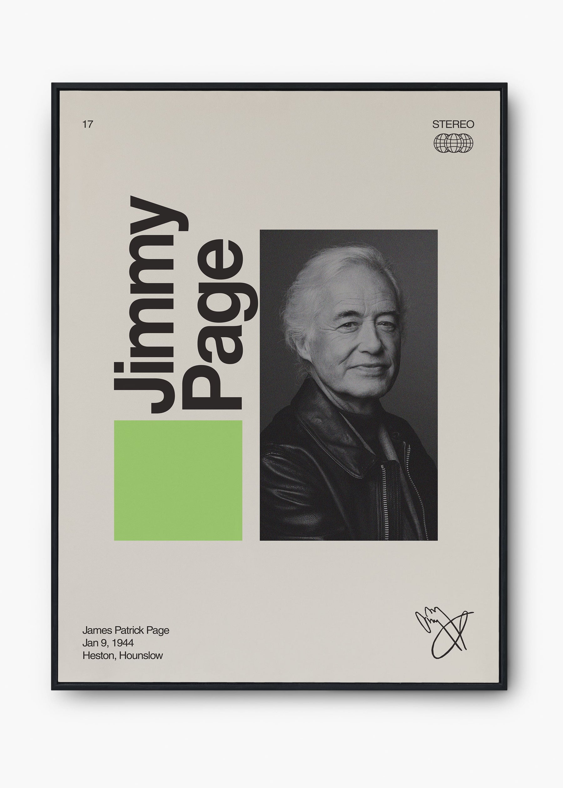 Quadro Signature Jimmy Page