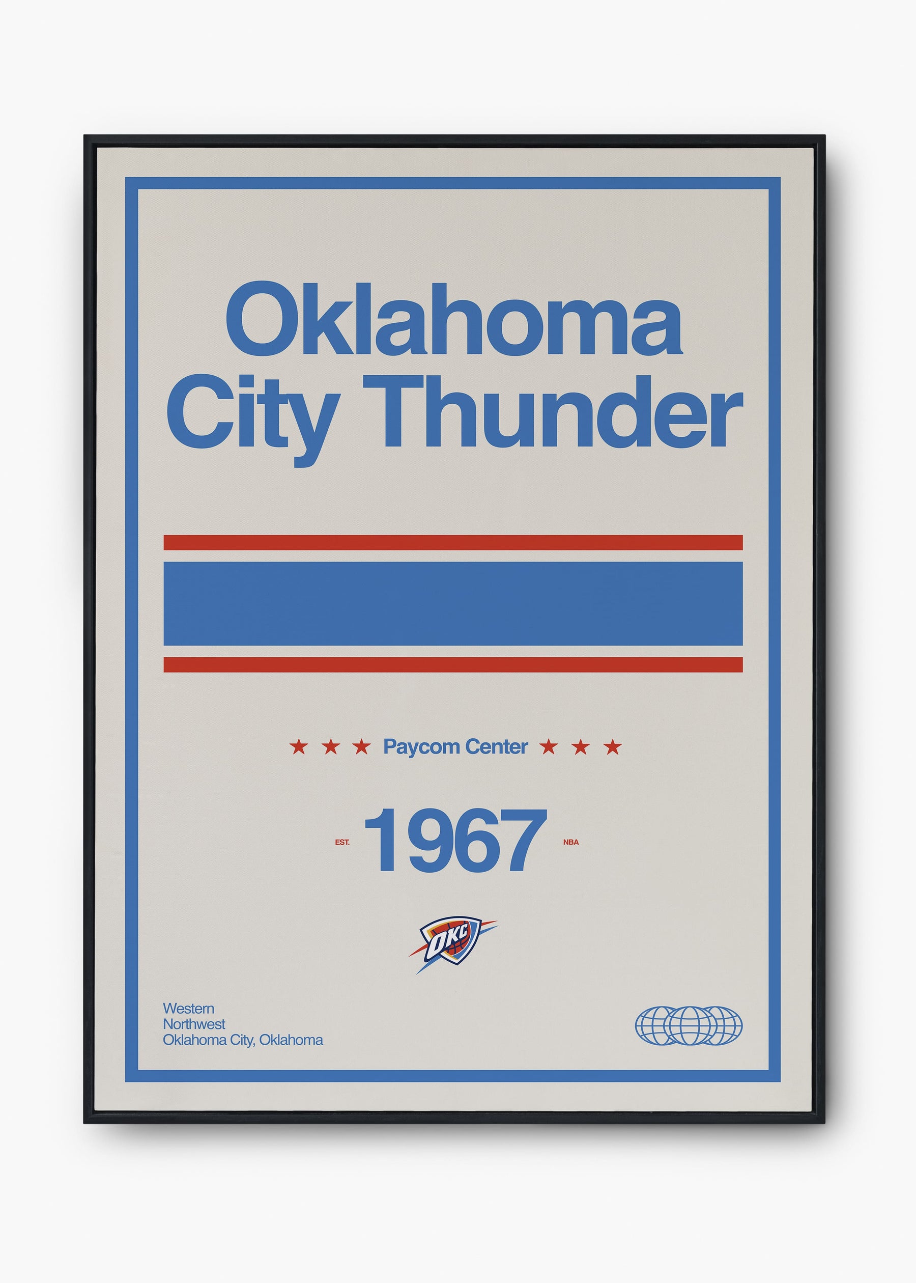 Quadro NBA Oklahoma City Thunder