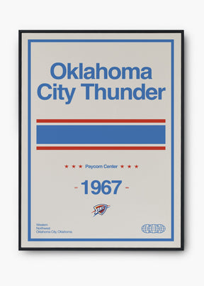 Quadro NBA Oklahoma City Thunder