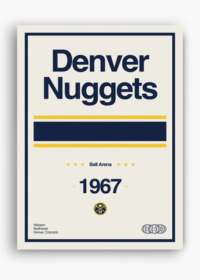 Quadro NBA Denver Nuggets