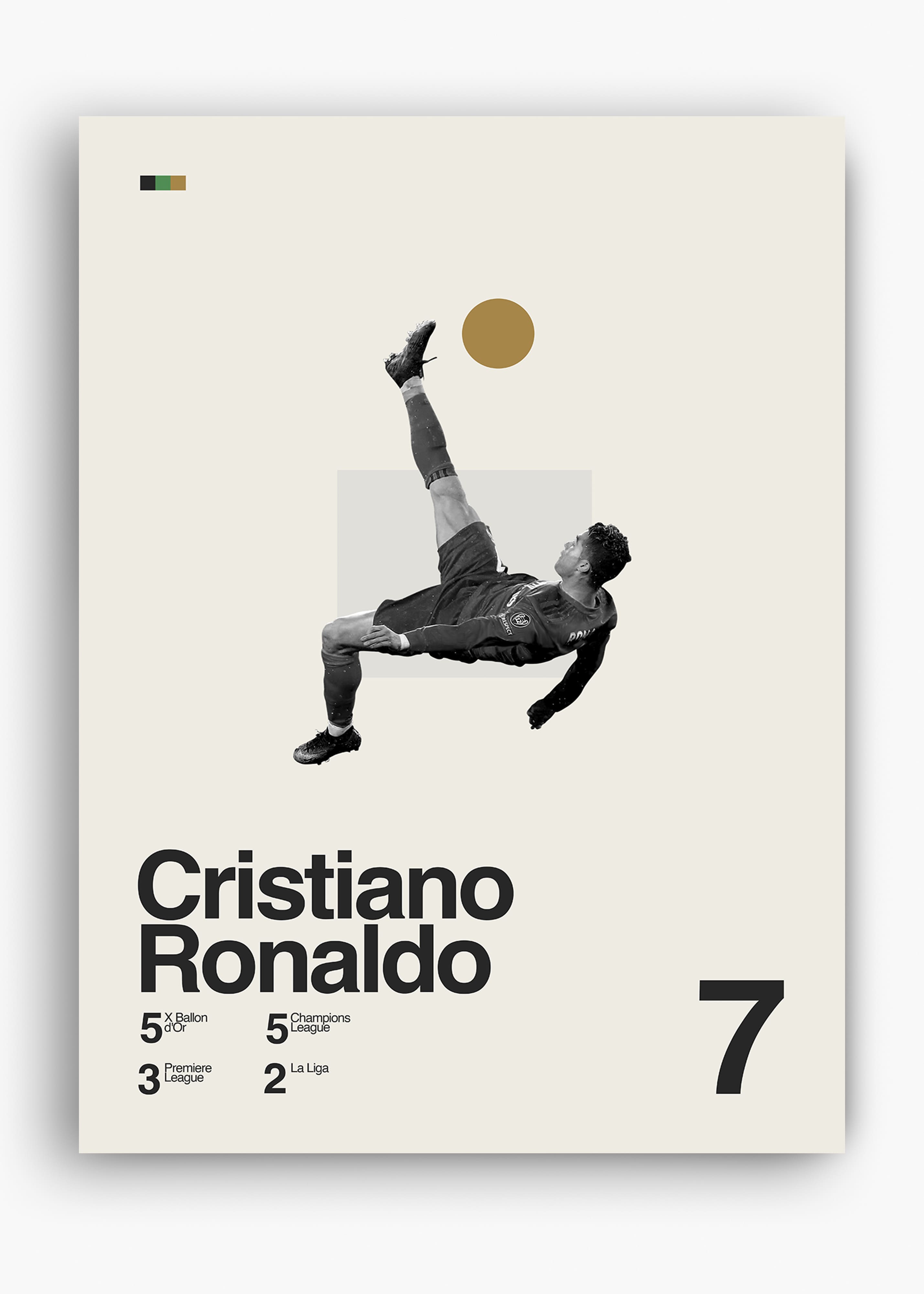 Quadro Cristiano Ronaldo CR7