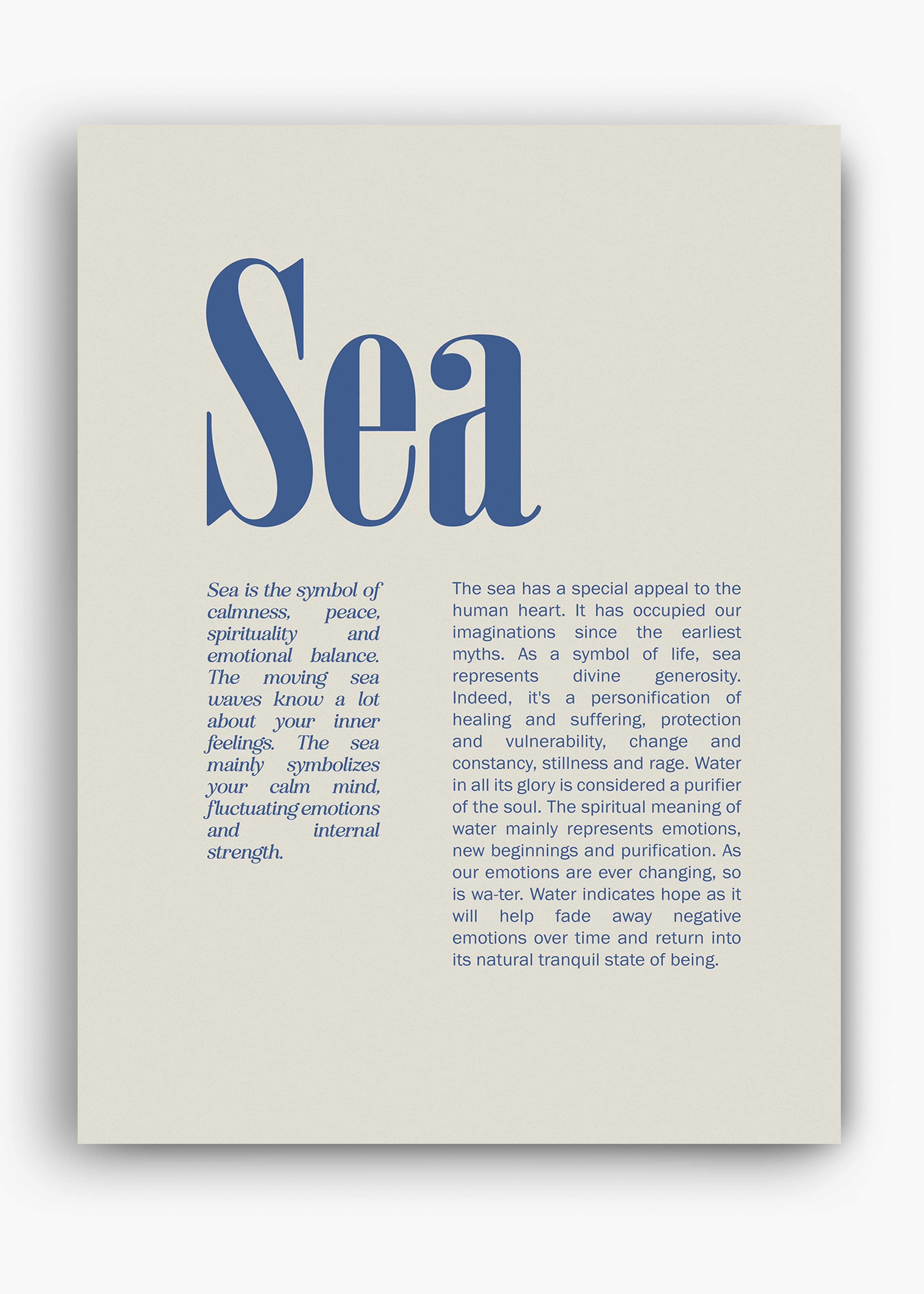 Quadro Sea
