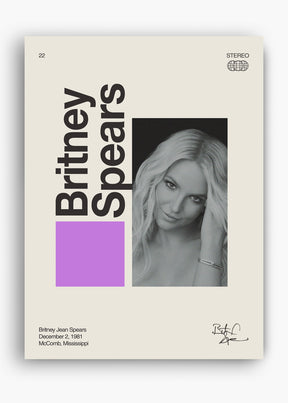 Quadro Signature Britney Spears
