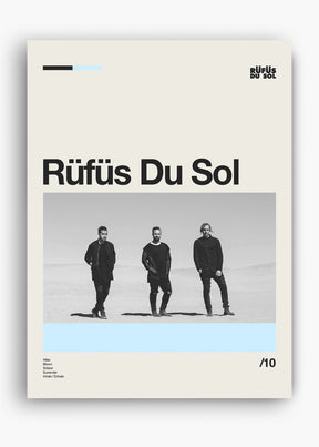 Quadro Rufus du Sol Banda