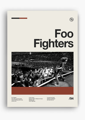 Quadro Foo Fighters Banda
