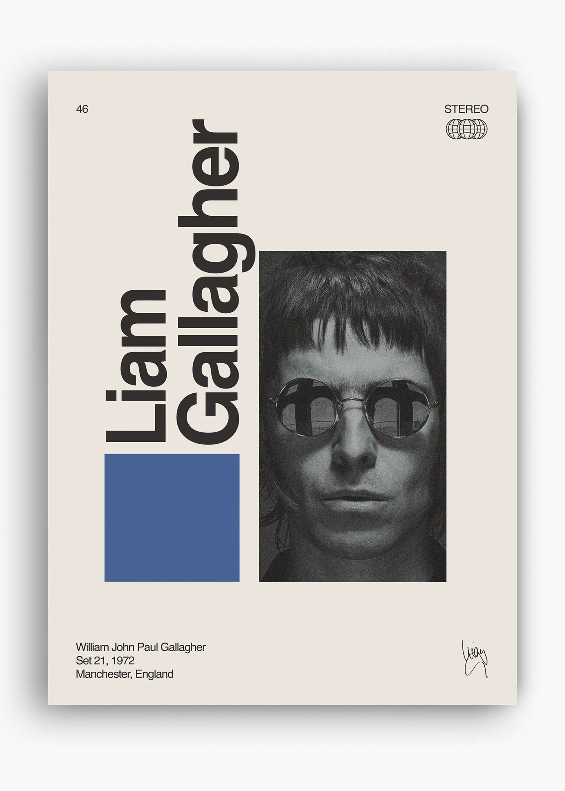 Quadro Signature Liam Gallagher