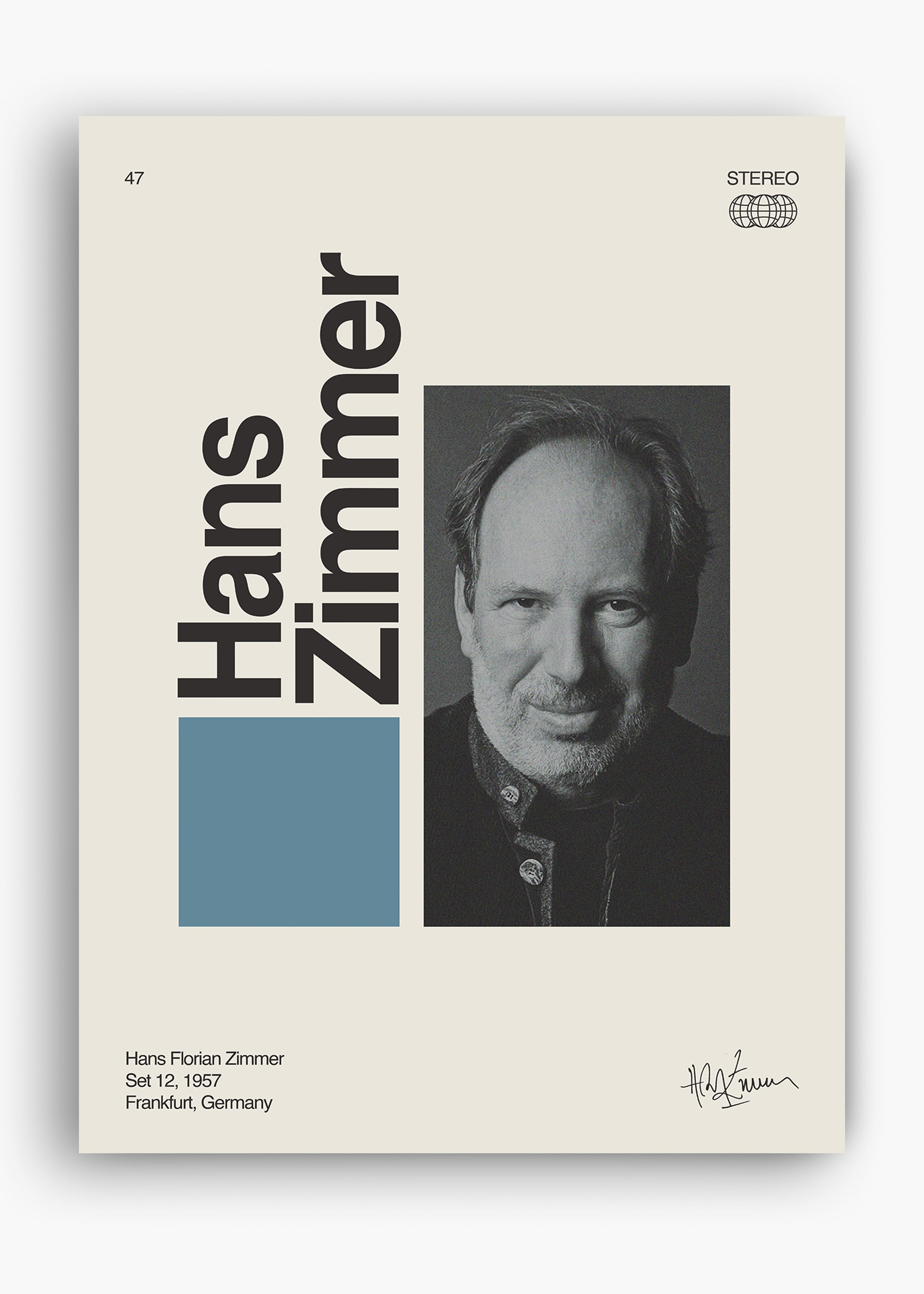 Quadro Signature Hanz Zimmer