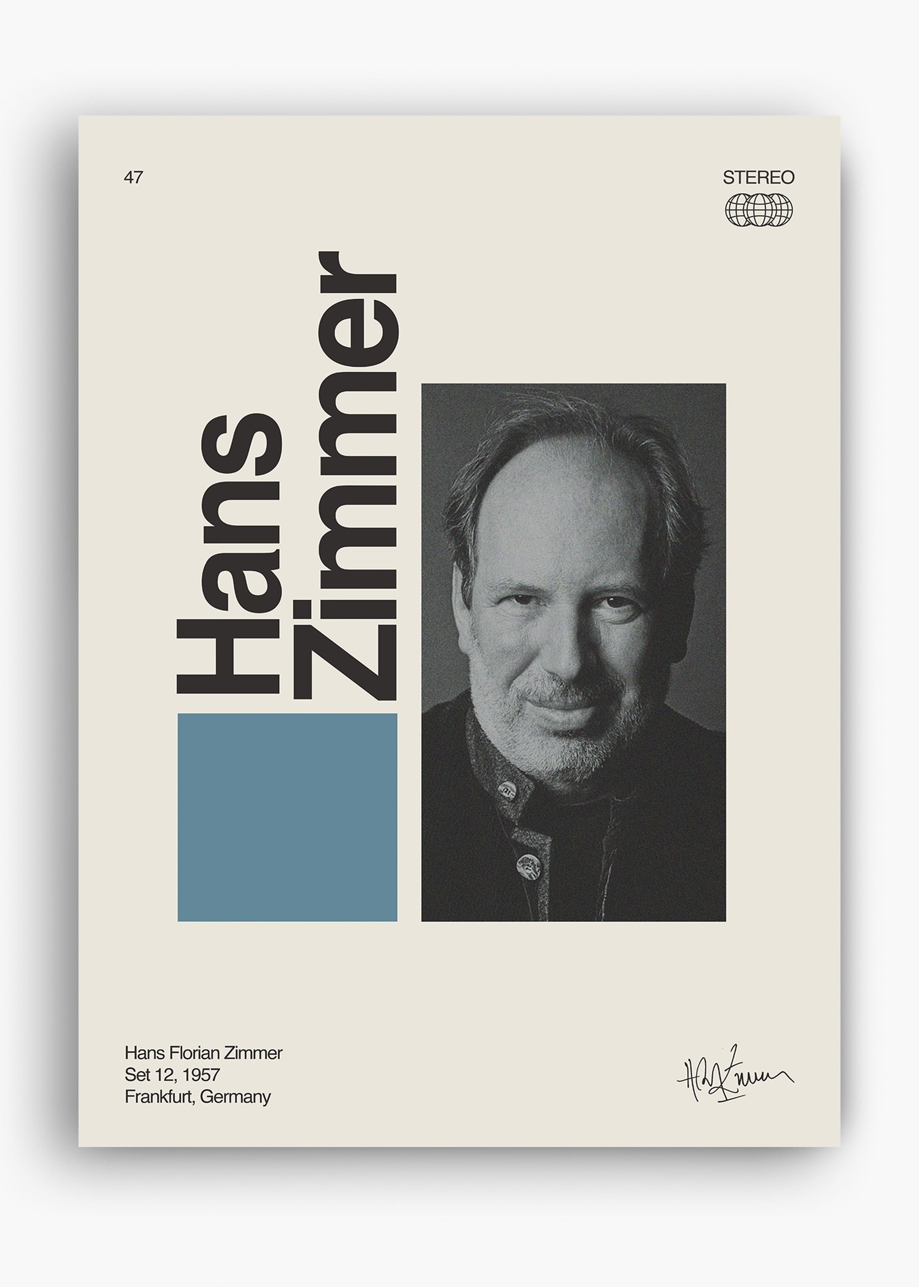 Quadro Signature Hanz Zimmer