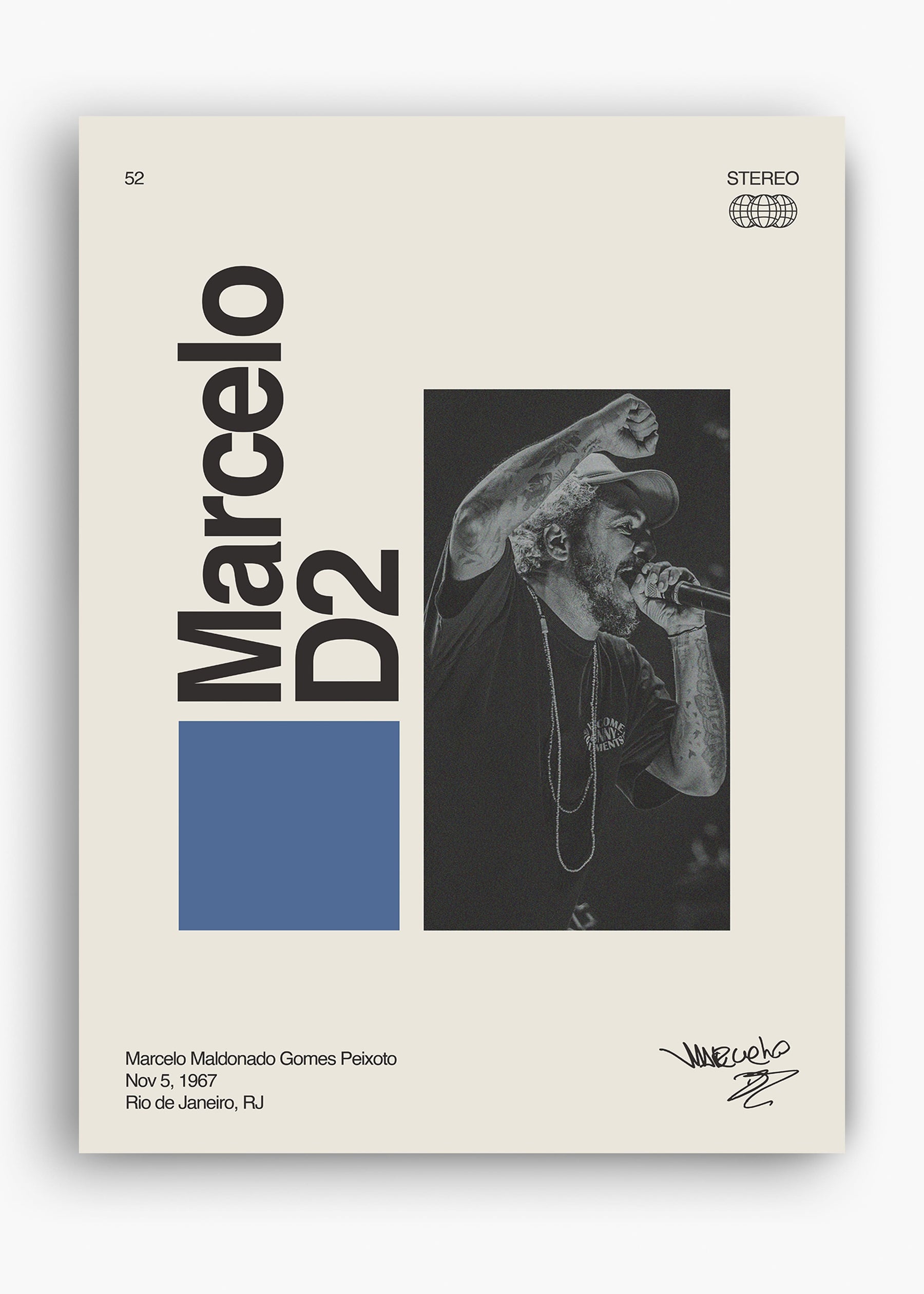 Quadro Signature Marcelo D2