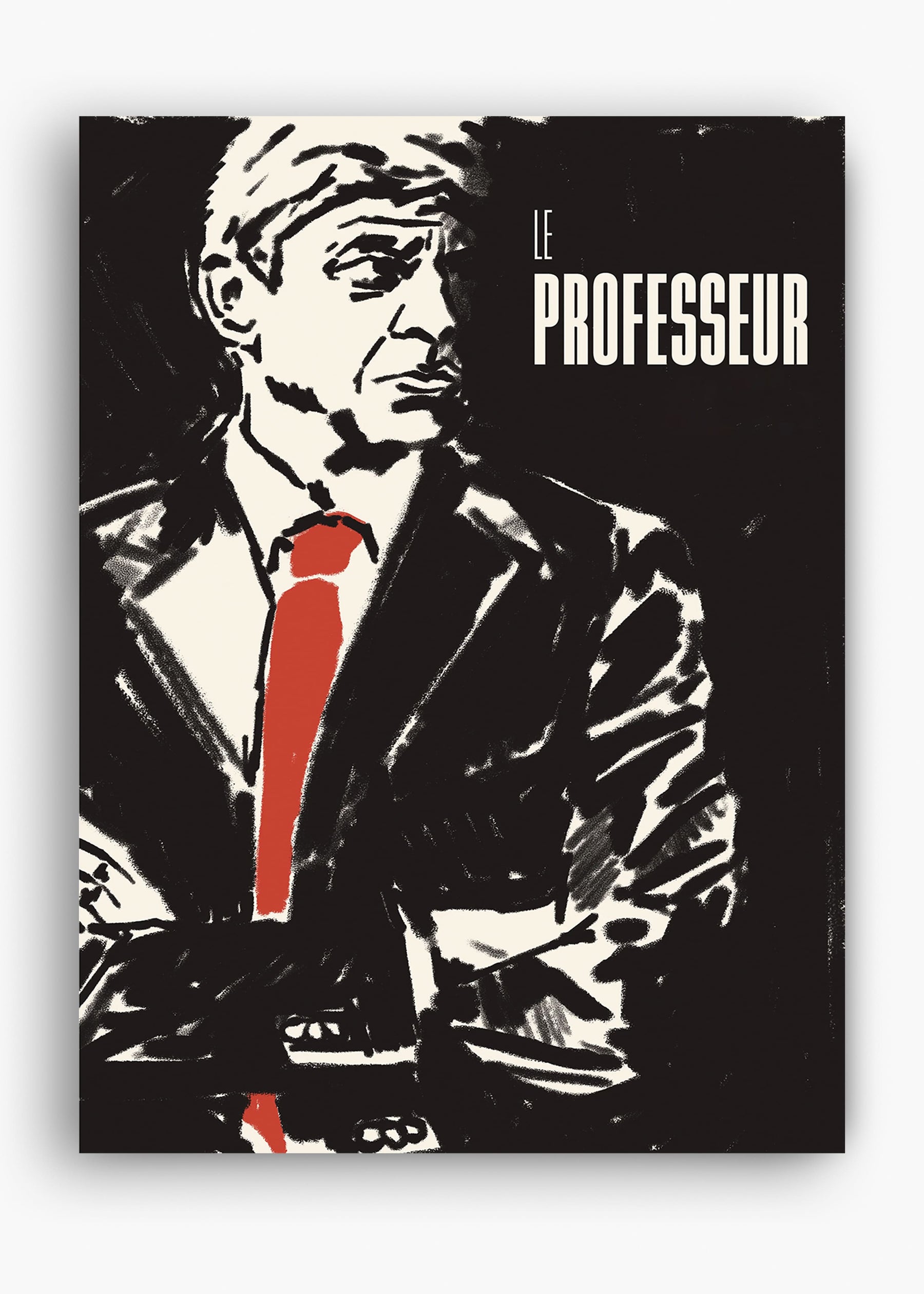 Quadro Arsene Wenger Le Professeur - Arsenal