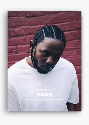 Quadro Kendrick Lamar Damn Capa