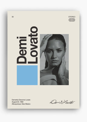 Quadro Signature Demi Lovato