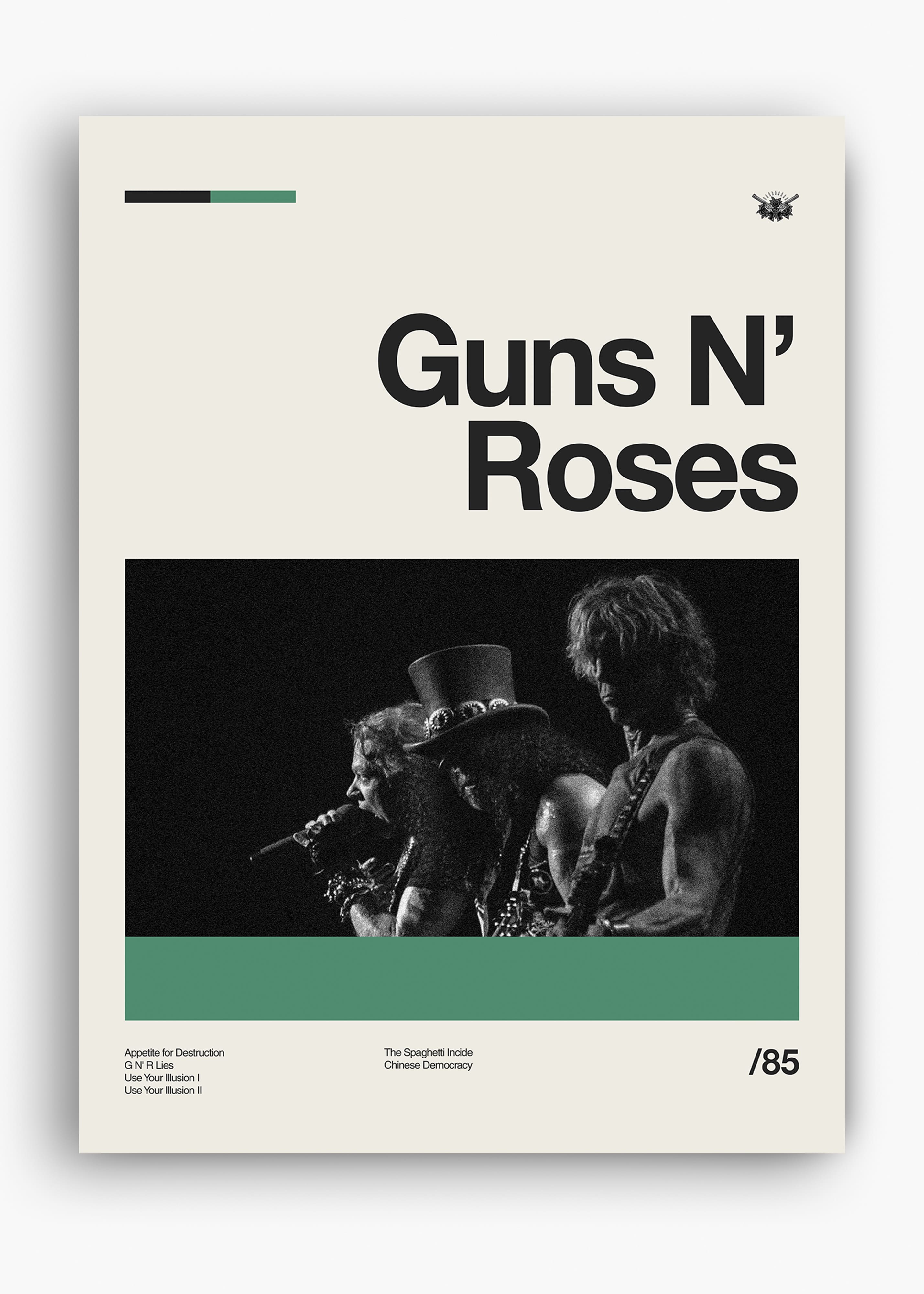 Quadro Guns n' Roses Banda