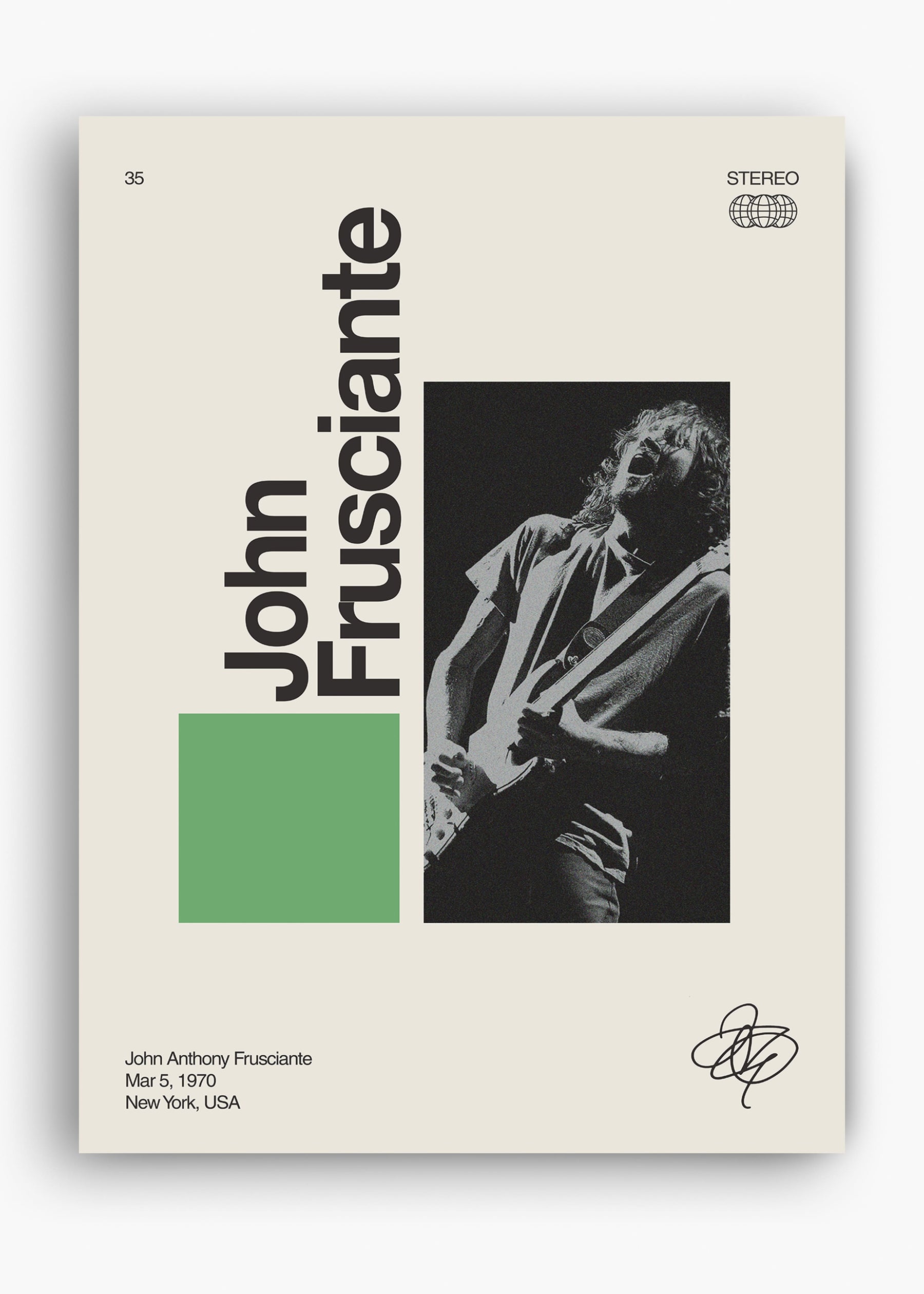 Quadro Signature John Frusciante