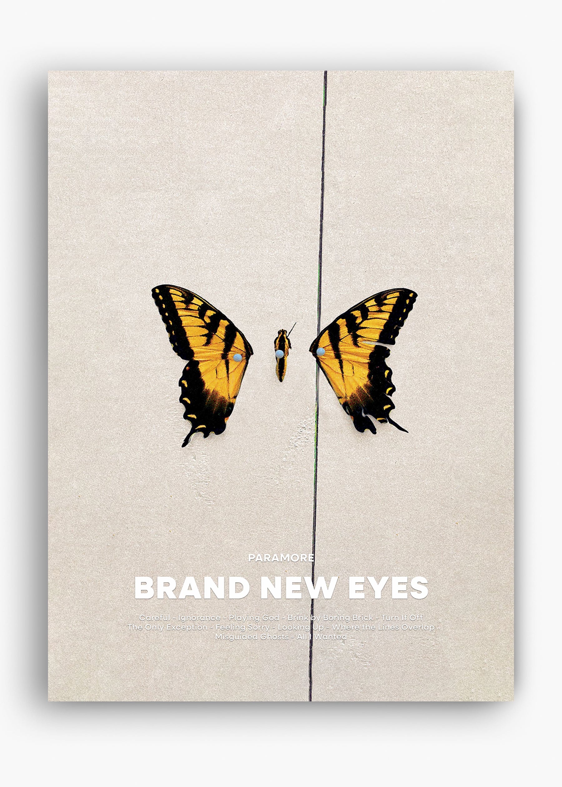 Quadro Paramore Brand New Eyes Capa