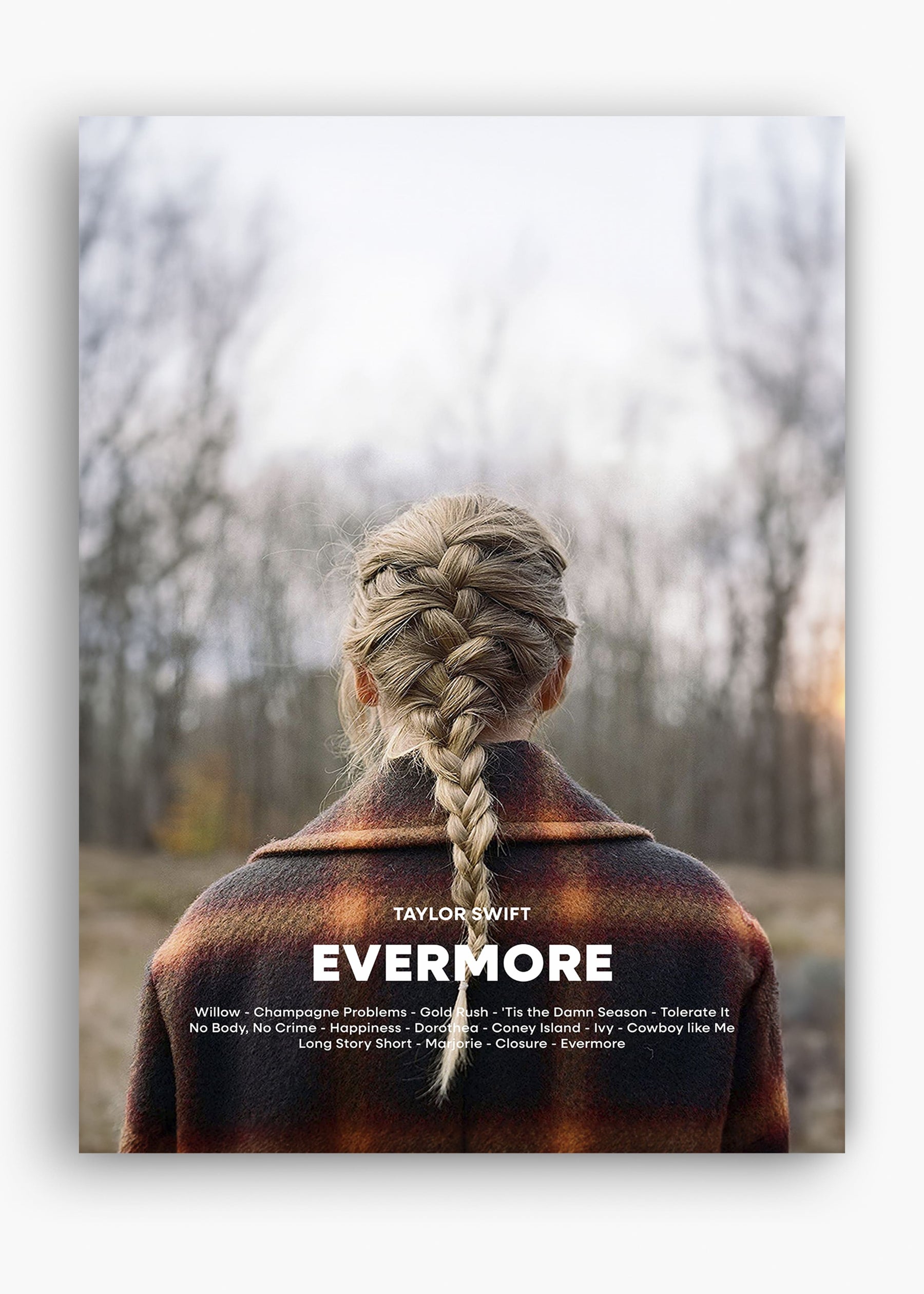 Quadro Taylor Swift Evermore Capa