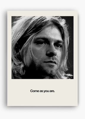 Quadro Kurt Cobain - Nirvana - Come as You Are