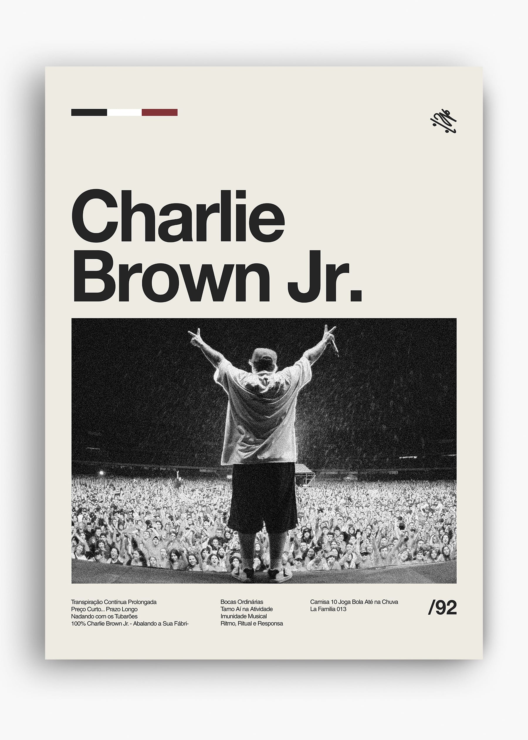 Quadro Charlie Brown Jr Banda