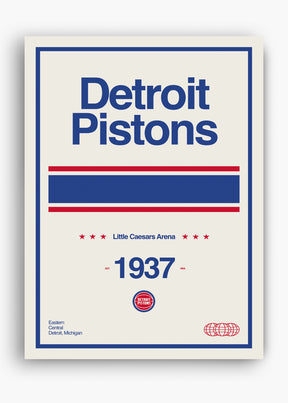 Quadro NBA Detroit Pistons