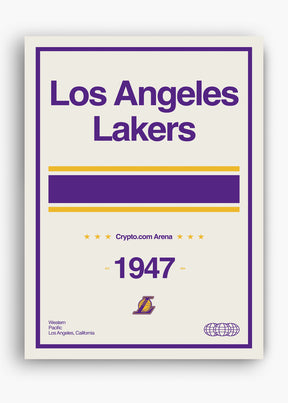 Quadro NBA Los Angeles Lakers