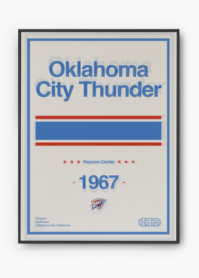 Quadro NBA Oklahoma City Thunder