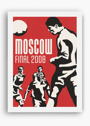 Quadro Cristiano Ronaldo Moscou 2008