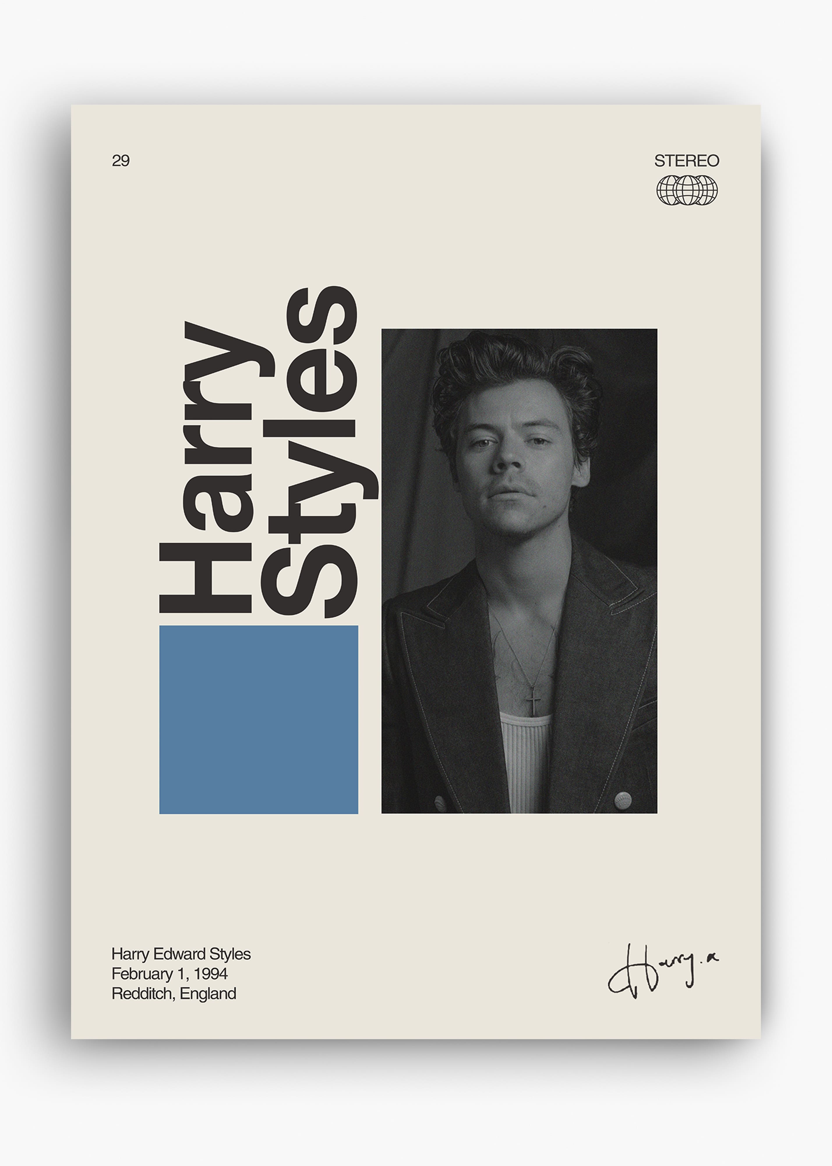 Quadro Signature Harry Styles