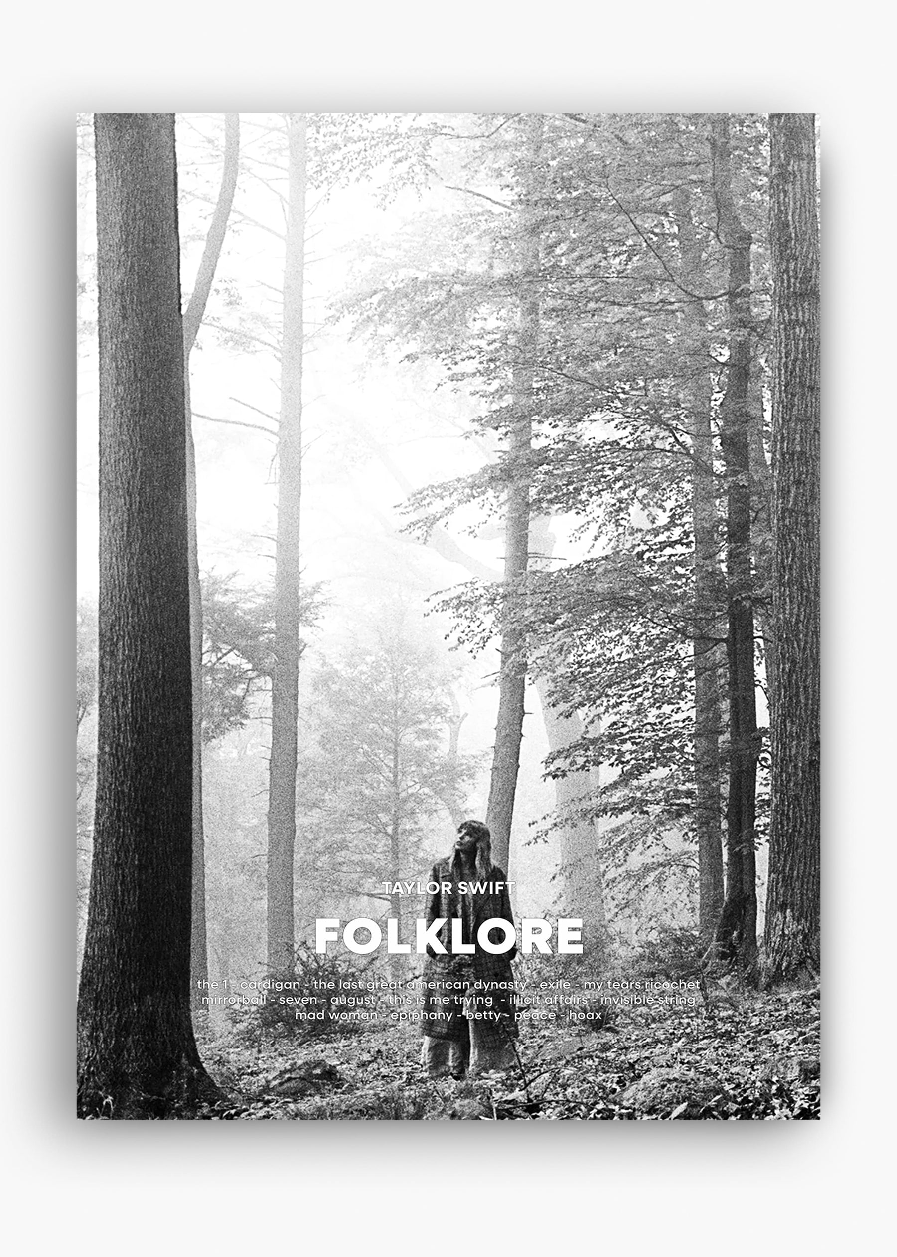 Quadro Taylor Swift Folklore Capa