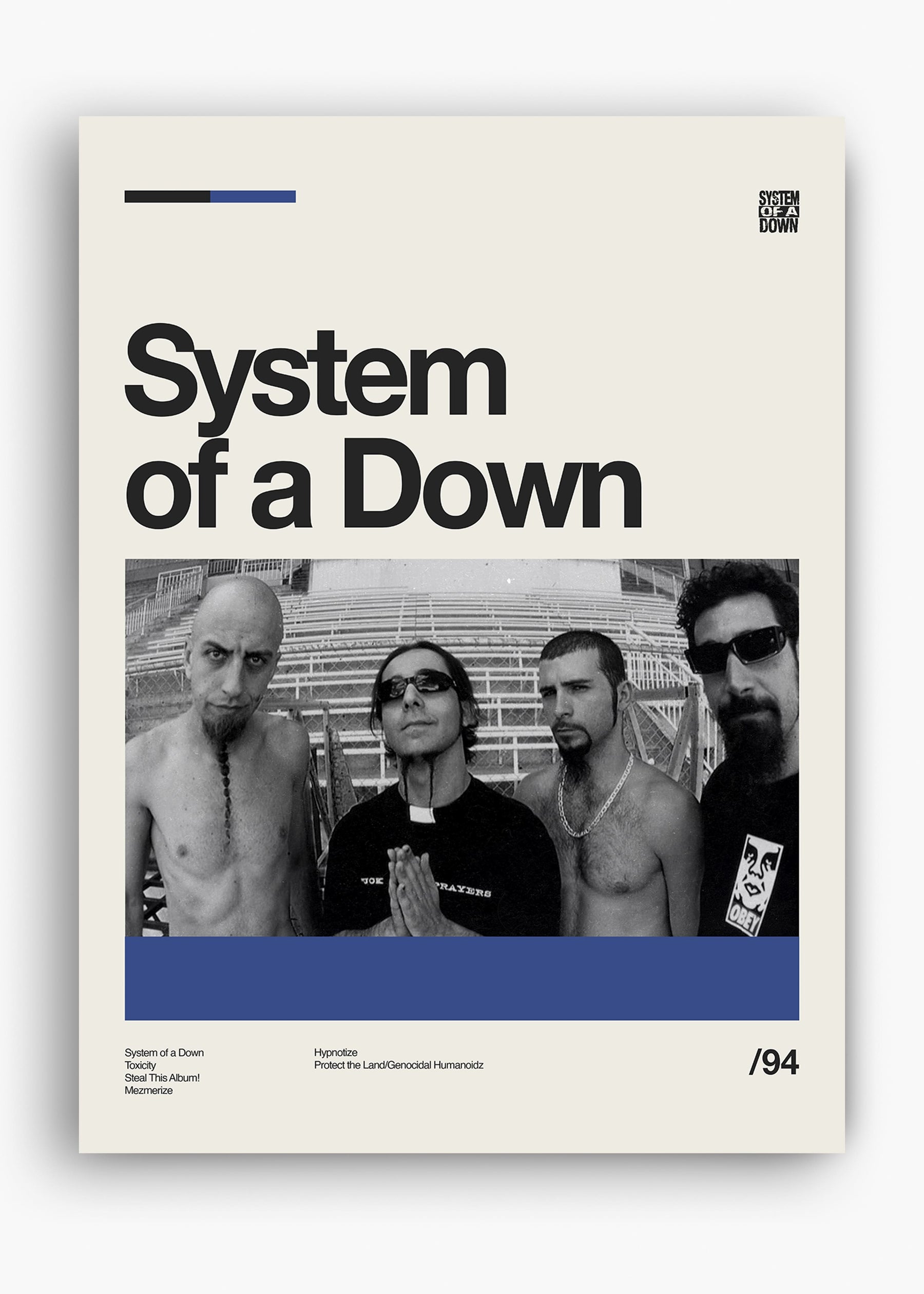 Quadro System of a Down Banda