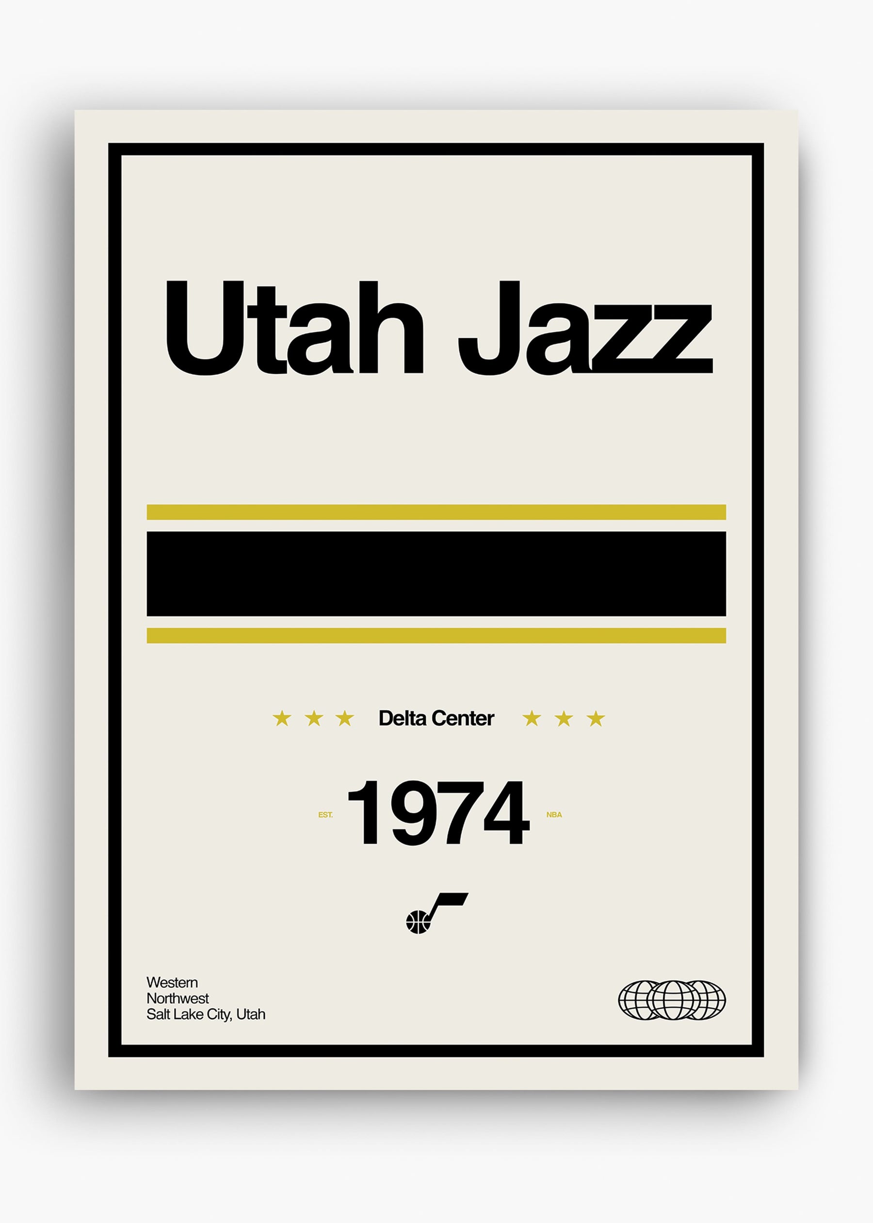 Quadro NBA Utah Jazz