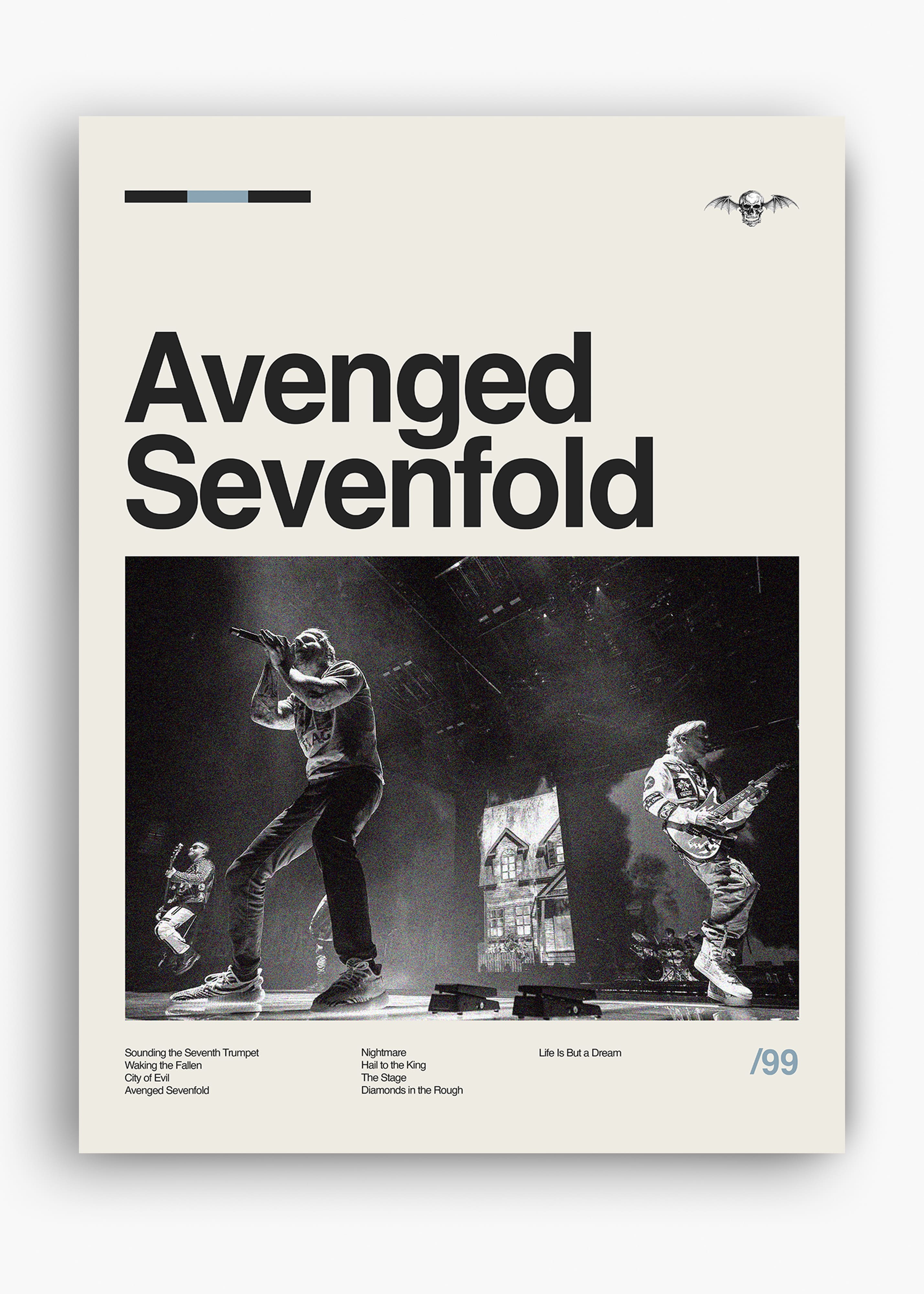 Quadro Avenged Sevenfold Banda