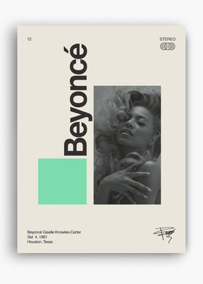 Quadro Signature Beyoncé