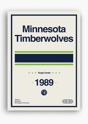Quadro NBA Minnestoa Timberwolves