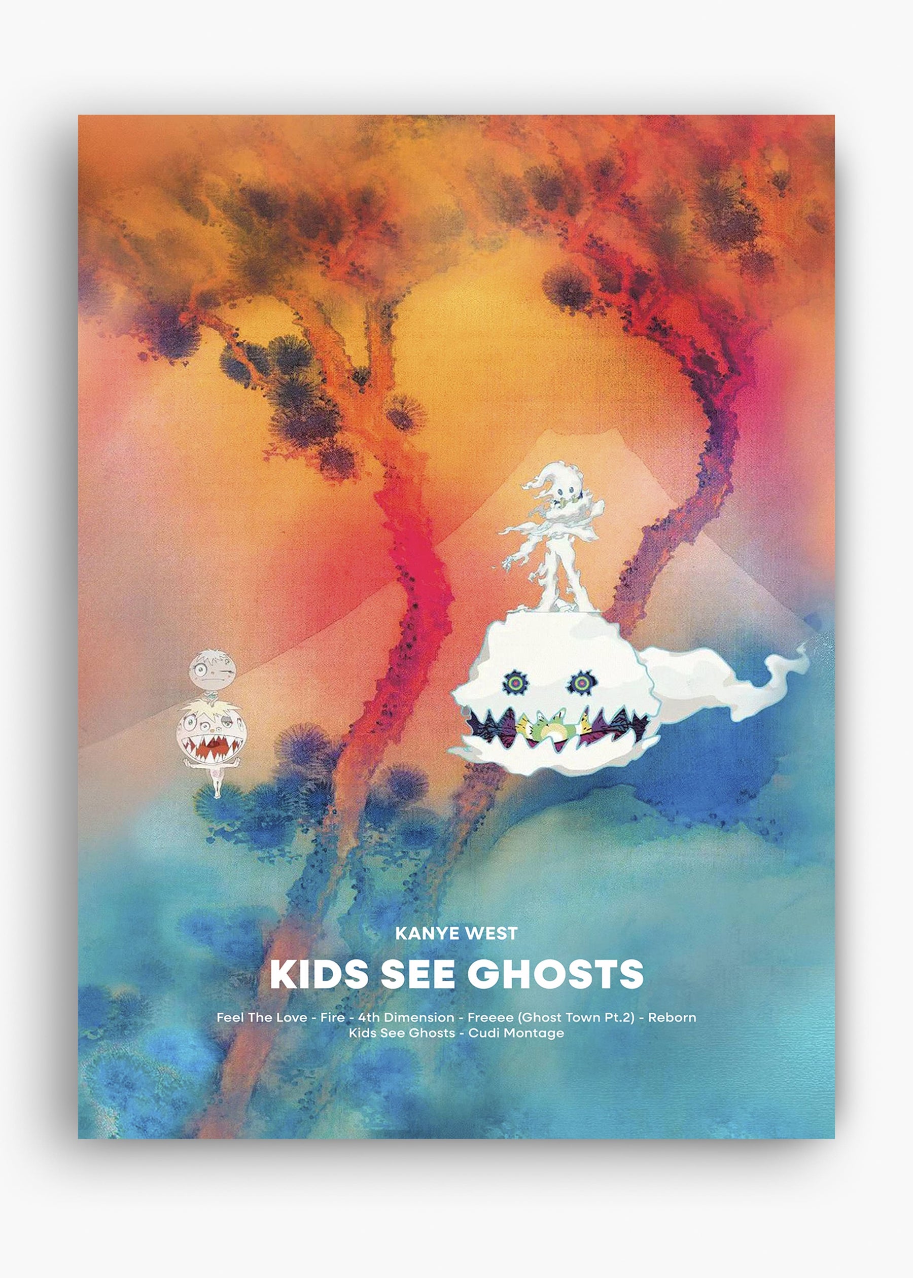 Quadro Kanye West Kids See Ghost Capa