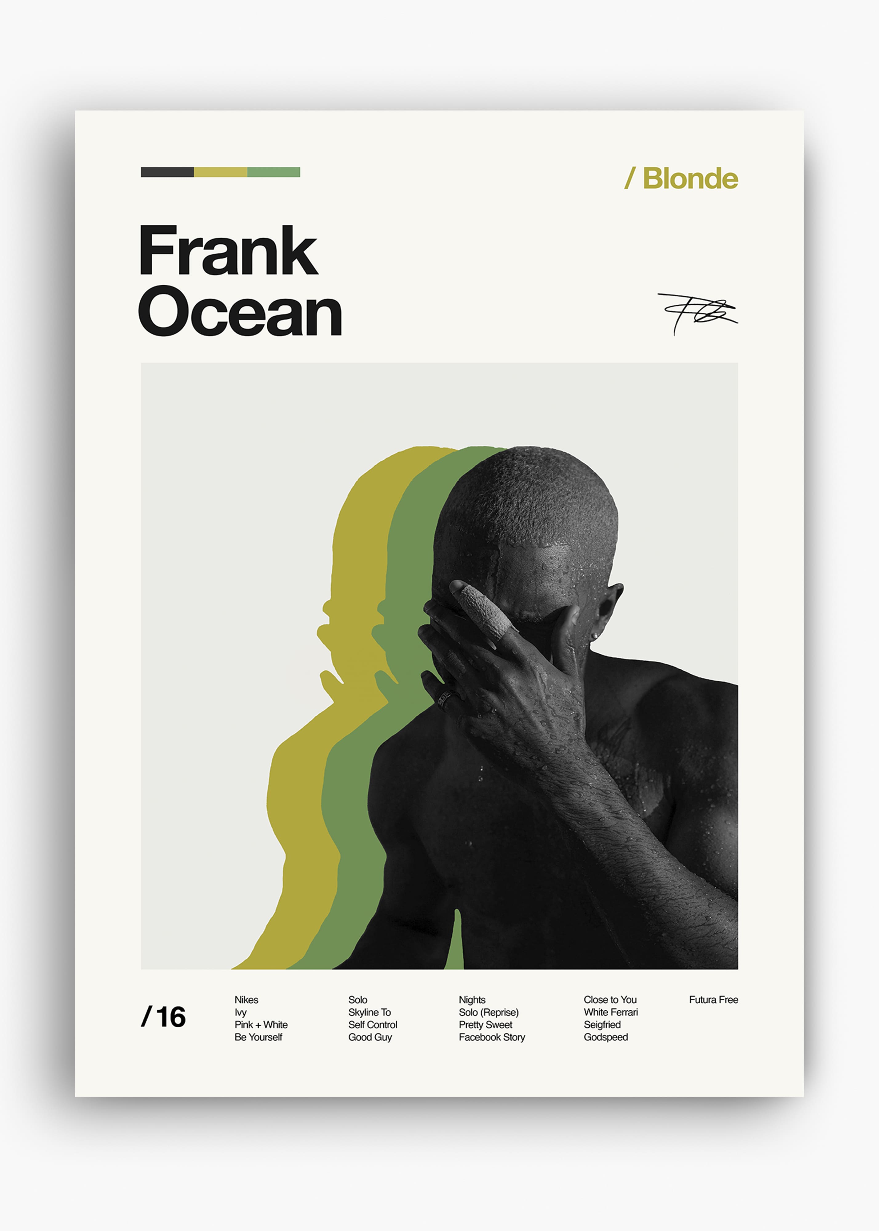 Quadro Frank Ocean Blonde