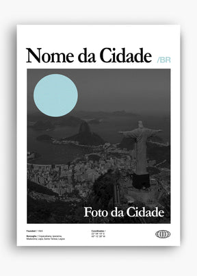 Quadro Personalizável - City / Cidades