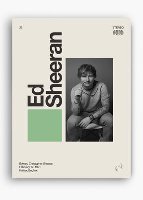 Quadro Signature Ed Sheeran